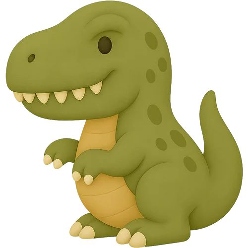 Henkilökohtainen lastenkirja dinosaurusseikkailusta