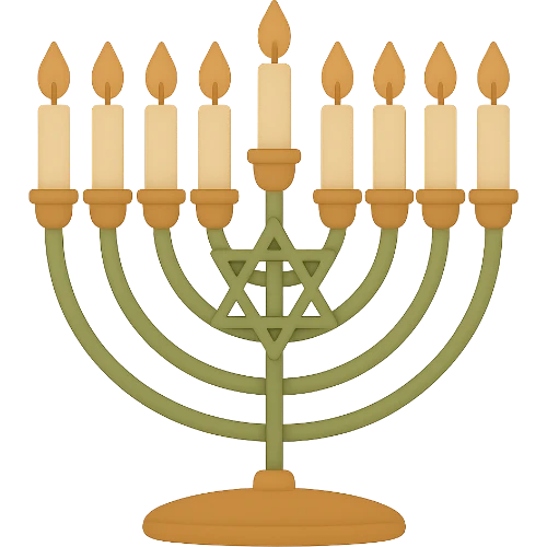 Henkilökohtainen lasten kirja Hanukka-juhlasta