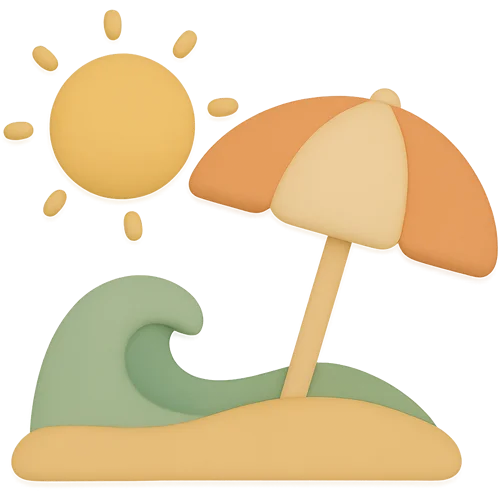 Henkilökohtainen lastenkirja rannalle – taianomainen seikkailu odottaa