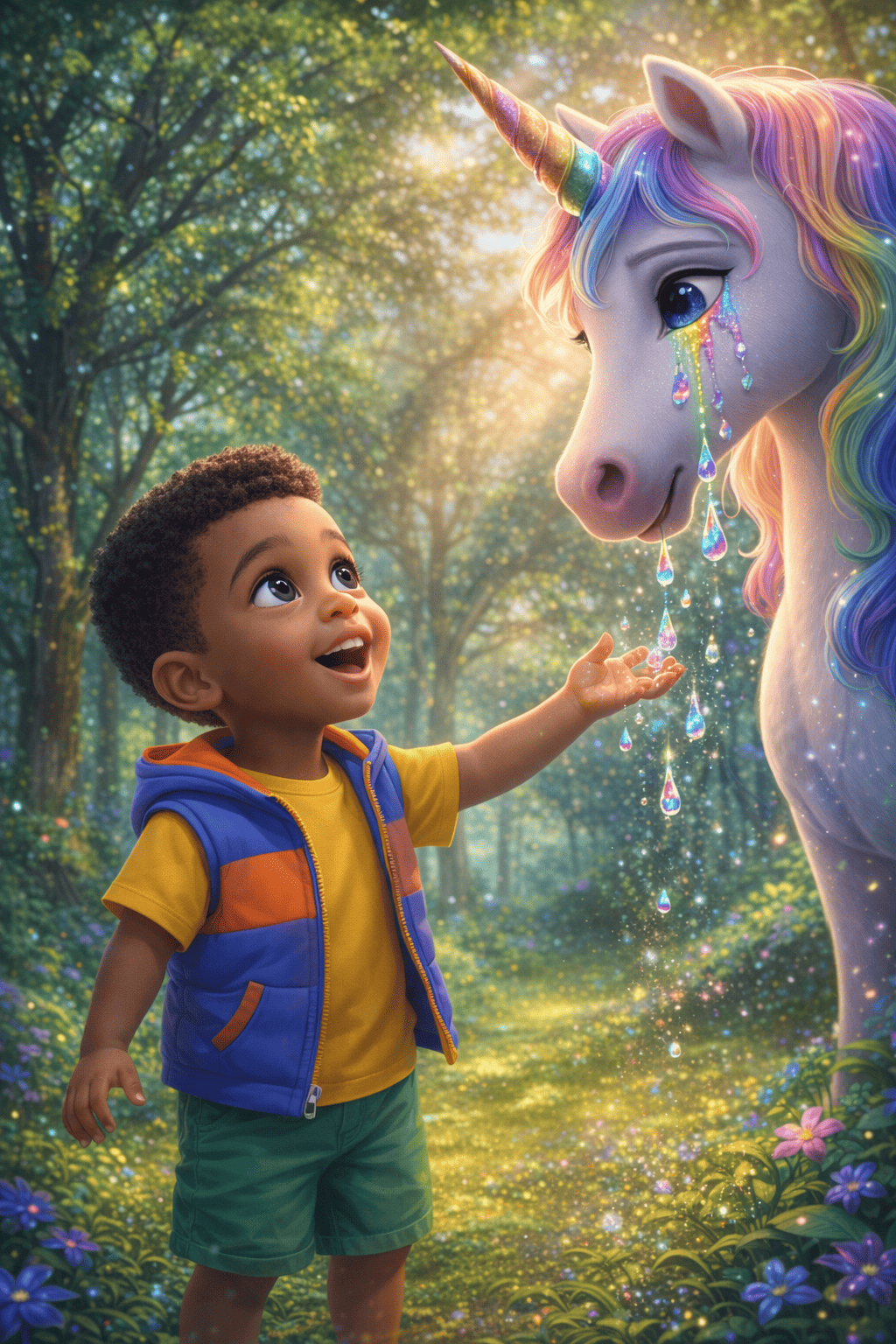 Yksisarvisen sateenkaanikyyneleet