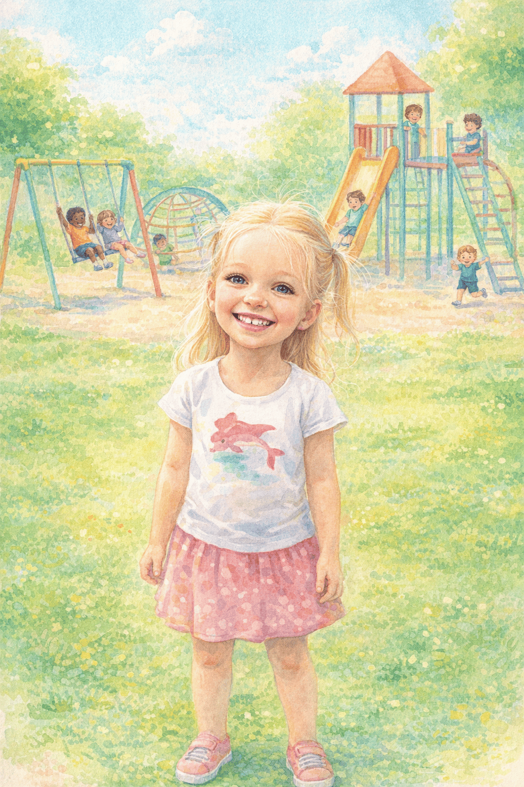 Henkilökohtainen lastenkirja nimelle Minna